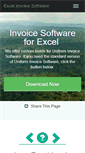Mobile Screenshot of excelinvoicesoftware.com